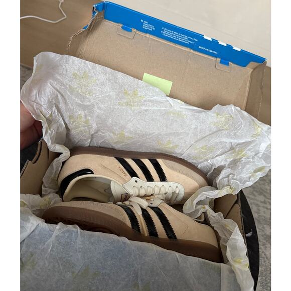 NWT Bubble Tea Taipei Boba Adidas Samba Taiwan Exclusive Beige/Black Sneaker-6.5 main image 6